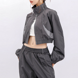 Vêtement de sport coupe-vent pour femme, best-seller, avec bandes réfléchissantes - Product Image 5