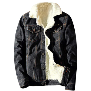 Vente en gros Nouvelle mode 2026 Veste en jean décontractée noire unie en coton délavé pour hommes, Vestes en jean personnalisées pour hommes et femmes - Product Image 4