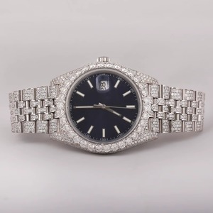 Reloj de Moissanita Personalizado que Pasa la Prueba del Diamante, Color DEF, VVS, Estilo Hiphop, para Hombre - Product Image 4