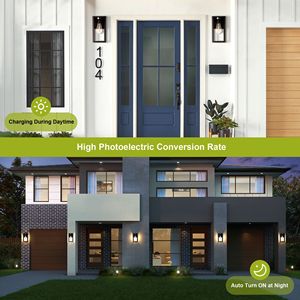 2 Pezzi Lampade Solari da Parete con Sensore di Movimento Impermeabili Premium per Uso Esterno - Product Image 3