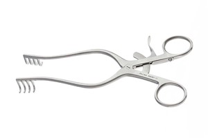 Retractor Adson Profesional, Retractor Adson, 7 1/2 pulgadas (19 cm), 4 x 4 puntas, instrumentos quirúrgicos autoajustables de acero inoxidable - Product Image 5