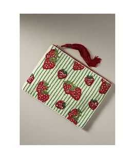 Monedero Bordado a Mano 100% con Cuentas, Forma Rectangular, Color y Logotipo Personalizables, Diseño Moderno, Regalo de Boda, Gran Venta - Product Image 1