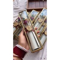 Élégant porte-rouleaux en laiton et verre, boîte à certificats vintage en métal, étui à documents en verre transparent, boîte cadeau pour rouleaux et tubes