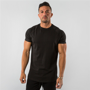 Camiseta Deportiva para Hombre 2024, 95% Algodón, 5% Elastano, Fabricante, Talla Grande, Cuello Redondo, Secado Rápido, Logotipo de Gimnasio Personalizado - Product Image 5