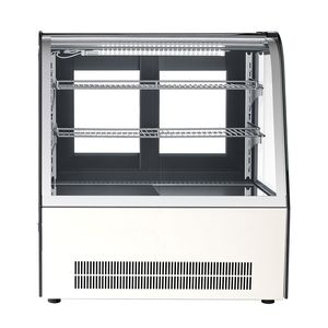 "2-Tier Commercial 4.2 Cu.Ft./105L LED Cake <b>Refrigerator</b> Countertop Pastry Display Case" - Product Image 1