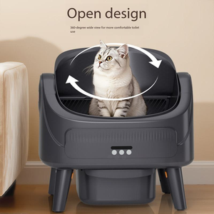 <span class=keywords><strong>Litière</strong></span> pour chat intelligente en plastique rond PP écologique de grande taille, <span class=keywords><strong>à</strong></span> nettoyage automatique et facile <span class=keywords><strong>à</strong></span> nettoyer, vente chaude - Product Image 5