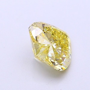 Diamant CVD de laboratoire 1,50 ct, jaune fantaisie, taille cœur, VS1, EX Polished, diamant synthétique en vrac, vente en gros d'usine pour fournisseurs de bijoux - Product Image 4