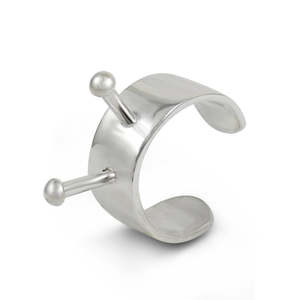 Anillo de Cóctel de Diseño Único, Joyería Bohemia Hecha a Mano con Acabado Pulido, Elaborado con Plata de Ley 925, Precio al por Mayor - Product Image 1