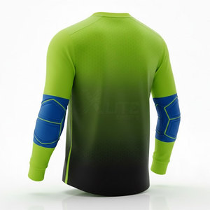 Maillot de gardien de but sportif léger grande taille à manches longues – Tenue d'entraînement et de match confortable, respirante et anti-humidité - Product Image 4