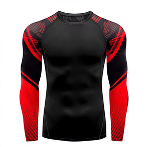 Haut de protection anti-UV à manches longues pour homme, vert olive, séchage rapide, en polyester, pour activités de plein air - Product Image 3