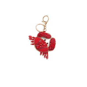 Nouveau porte-clés élégant en perles de rocaille brodées pour sacs à main, porte-clés brodé de perles de rocaille colorées, cadeau pour femmes - Product Image 3