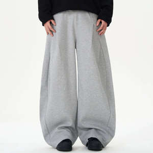 Pantalones Harem Anchos Negros para Hombre, Cierre con Cordón, Ecológicos, Transpirables, Casuales, Holgados, Ligeros, de Spandex/Algodón - Product Image 3