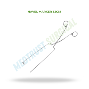 เครื่องมือผ่าตัดทำเครื่องหมายสะดือ ขนาด 32 ซม. คีมทำเครื่องหมายสำหรับศัลยกรรมพลาสติก - Product Image 2