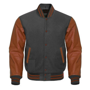 OEM Custom Embroidery Vintage Baseball Letterman Varsity Jackets <b>Men</b> Stand Collar Plus Size Winter Camouflage Cartoon Waterproof - Product Image 6