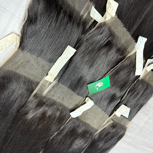 Perruque frontale en dentelle colorée longue ligne droite HD perruques blondes avec extensions de cheveux brésiliens bruts perruques de cheveux alignés sur les cuticules - Product Image 5