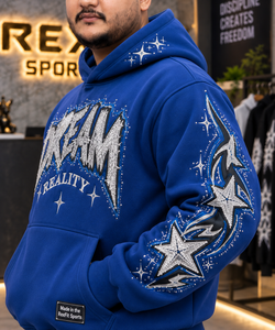 Sweat à capuche unisexe personnalisé, coupe oversize, style streetwear, avec broderie graphique personnalisée, en molleton épais, idéal pour l'hiver, OEM - Product Image 4
