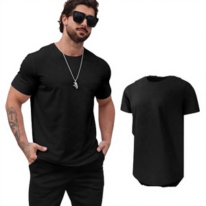 T-shirts de sport personnalisés pour hommes, décontractés, en jersey, écologiques, infroissables, respirants, à séchage rapide, avec ourlet arrondi, vente en gros - Product Image 1