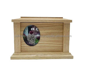 Boîte funéraire en bois faite à la main pour cendres d'animaux domestiques Urnes funéraires en bois pour cendres de chat et de chien Urnes en palissandre à bas prix - Product Image 1