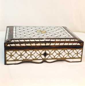 Premium Handmade Bone Inlay Jewelry <b>Box</b> Decorative Storage Organizer With Luxury Velvet Finish <b>Keepsake</b> Gift <b>Box</b> for Home Hotel - Product Image 1