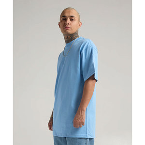 T-shirt décontracté à manches courtes et col rond en coton épais pour homme Shaka Wear – Modèle Max Heavyweight uni pour adulte - Product Image 3
