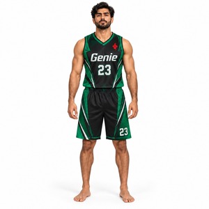 Pantalones Cortos de Baloncesto Transpirables, Ropa Deportiva para Entrenamientos de Equipo, Partidos, Torneos, Conjunto de Uniforme de Baloncesto Personalizado - Product Image 1