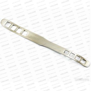 Espátula lingual fenestrada de doble punta Bruenings de 19 cm para otorrinolaringología, instrumento para la cavidad oral de Vaslcare - Product Image 3