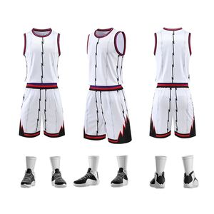 Maillots de basket-ball réversibles unisexes de haute qualité pour enfants, ensembles de gilets, prix bas, uniformes de basket-ball pour hommes - Product Image 5