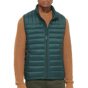 Men Windproof Puffer Vest Winter Sleeveless Jacket Quilted Warm Body <b>Warmer</b> Outdoor Casual Wear OEM Custom Logo Supplier - Product Image 1