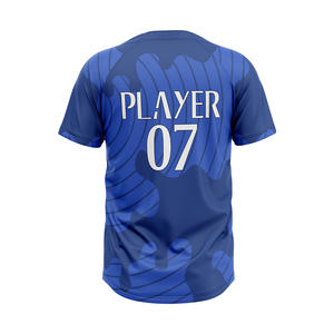 Uniformes de Béisbol y Sóftbol Personalizados de Alta Calidad, Camisetas con Estampado Frontal, Tela 100% Poliéster Transpirable, Secado Rápido, Antibacteriano - Product Image 6