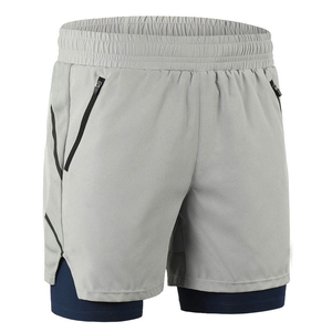 Shorts de sport décontractés pour hommes en coton et élasthanne à séchage rapide, avec poches, pour la maison, le jogging et la gym, vente en gros, OEM - Product Image 6
