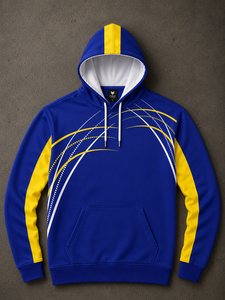 เสื้อฮู้ดซิปผ้าฟลีซหนา 400gsm สำหรับผู้ชาย ฤดูหนาว ผลิตจากโพลีเอสเตอร์/คอตตอน พิมพ์ลายซิลค์สกรีน ผ้ากันหด 220 กรัม แบบคัลเลอร์บล็อกกิ้ง ขายส่ง - Product Image 3
