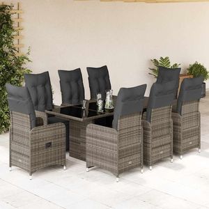 Ensemble bistrot gris foncé pour meubles de jardin d'extérieur - Product Image 1