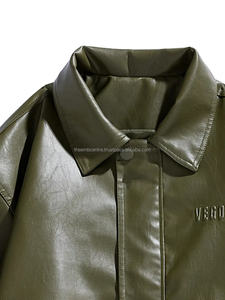 Chaqueta de cuero hecha a medida para hombre al mejor precio, novedad en ropa para hombre, chaqueta de cuero para hombre a la mejor venta - Product Image 3