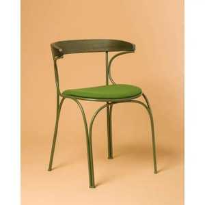 Silla de Comedor Moderna en Magenta Púrpura, Silla de Diseño con Estructura Dorada en Forma de C, Sillón de Terciopelo de Lujo, Asientos para Cafetería, Muebles Profesionales para Hotel - Product Image 5