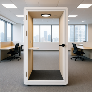Cabinas Acústicas Modulares HIPOD para Privacidad en la Oficina, Cabina de Oficina HIPOD Personalizable con Paneles Acústicos - Product Image 3