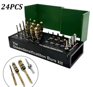 Kit de Fresas Dentales FIDA para Osteodensificación, Taladros Manuales de Acero Inoxidable para Implantes, Levantamiento de Senos, Cirugía Dental, Implantes Óseos - Product Image 2