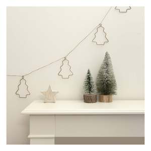 Ornement de Noël suspendu en forme d'arbre doré de haute qualité pour la décoration de Noël - Product Image 6