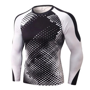 Unisex <b>Red</b> Black Compression <b>Long</b> <b>Sleeve</b> <b>Top</b> Full Length Pants Set Sweat-Wicking Breathable Quick Dry Four-Way Stretch - Product Image 4
