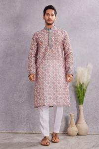 100% Cotton Digital Printed Textured <b>Men's</b> Long <b>Kurta</b> Eid Diwali Festival Wear <b>Kurta</b> Available at Affordable Price for <b>Mens</b> - Product Image 6