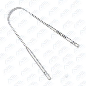 Instruments chirurgicaux dentaires en acier inoxydable, gratte-langue ergonomique en forme de U, équipements dentaires, instruments dentaires - Product Image 4