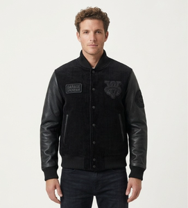 <b>Yellow</b> Embroidered Badge 100% <b>Wool</b> Eco-Friendly Windproof Winter Body white Sleeves Jackets Custom Heritage - Product Image 5