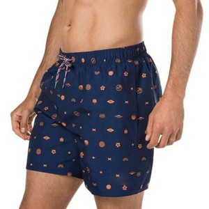 Shorts de Baño para Hombre, Color Azul Marino, con Estampado por Sublimación, Secado Rápido, con Cordón Ajustable, para Playa, Surf y Piscina, Cómodos para Vacaciones de Verano - Product Image 4