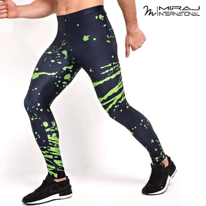 Wholesale Rate New Arrival Trendy Product Durable Sublimated Fitness Leggings, Custom <b>Paint</b> Splash Design Compression Tights - Product Image 5