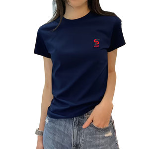 Solid Trader Best Selling Comfort Breathable Flexible Stitching Daily Essential Plain <b>Top</b> Trendy Fashionable Women Tee Shirt - Product Image 6