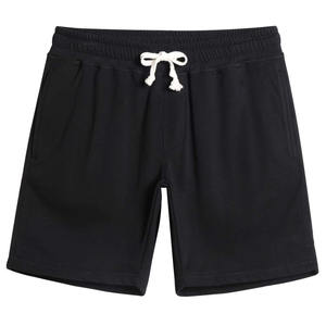 Shorts de sport respirants de qualité supérieure pour hommes, couleur unie, avec cordon de serrage, design brodé personnalisé, pour la course à pied - Product Image 1