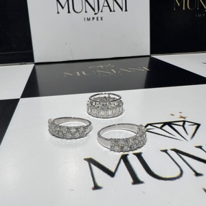 Anillo de Compromiso de Oro Blanco de 14K, Joyería Fina, Anillo de Diamantes Cultivados en Laboratorio con Certificación IGI HPHT CVD VVS1, Corte Redondo, para Mujer - Product Image 3