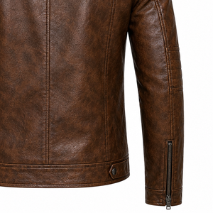 Wholesale Genuine Leather <b>Jackets</b> Manufacturer Premium Fashion Apparel Supplier OEM ODM Private Label Custom <b>Biker</b> <b>Jackets</b> - Product Image 3