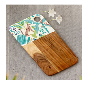 Acacia Wood Handcrafted Printed Design Chopping Blocks Modern Crafts Chopping <b>Board</b> For Vegetable & Fruits - Product Image 4