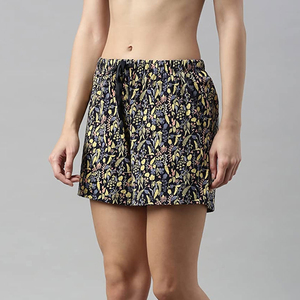Shorts personnalisés pour femmes, imprimés de fleurs, avec cordon de serrage élastique à la taille, poches latérales, shorts décontractés, vêtements de détente pour femmes, été, OEM - Product Image 3