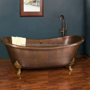 Bañera de Lujo con Acabado Antiguo y Patas, Diseño Moderno, Bañera de Cobre Disponible para Exportación por Regal Metal World - Product Image 6